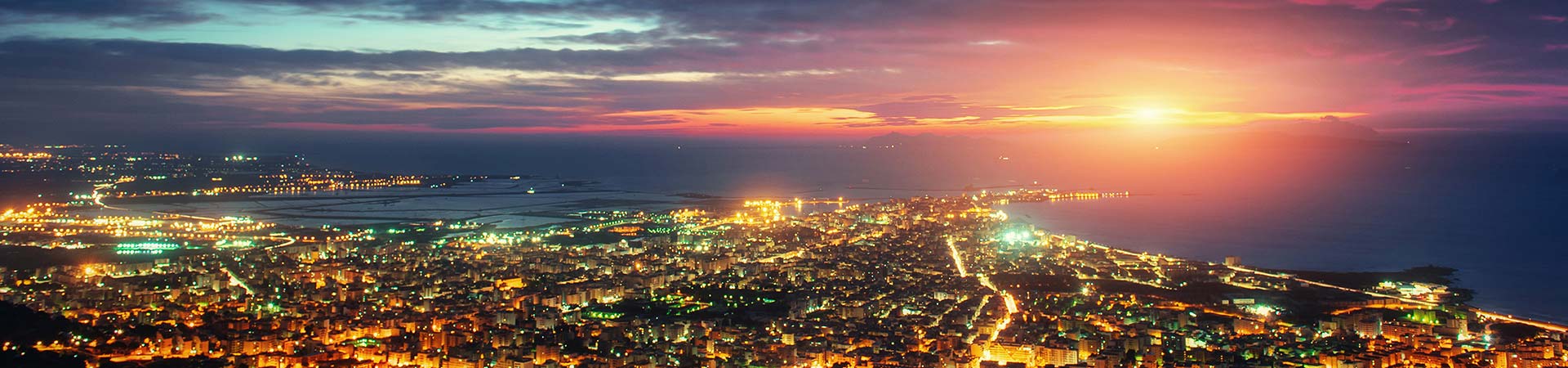 Panorama Trapani in Sicilia occidentale