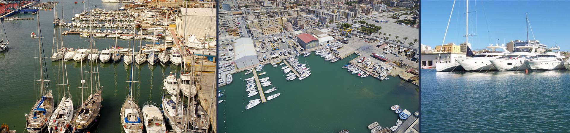 Moorings in Trapani for boats in quay trapani