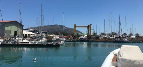 Boat Service e il Porto di Trapani visti dall'alto