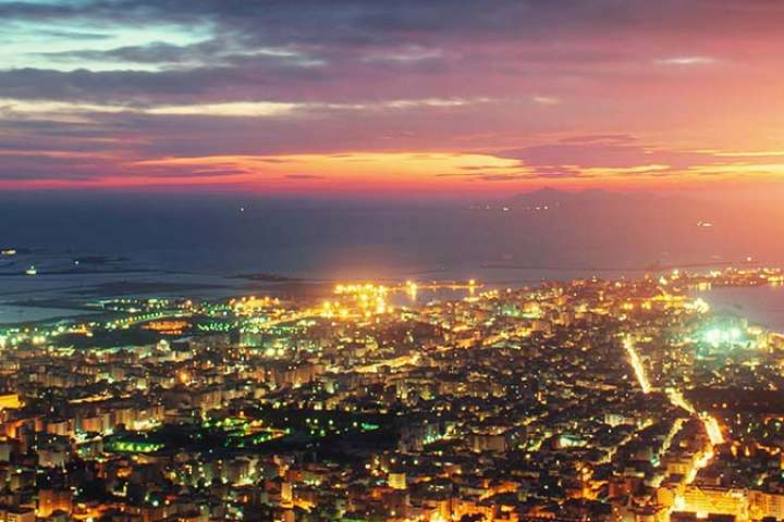 Panorama Trapani in Sicilia occidentale